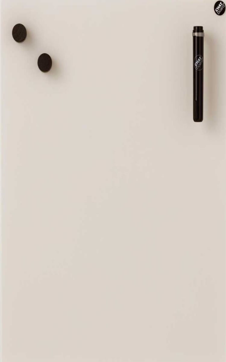 Chat-board magnetisk glastavle - Stone