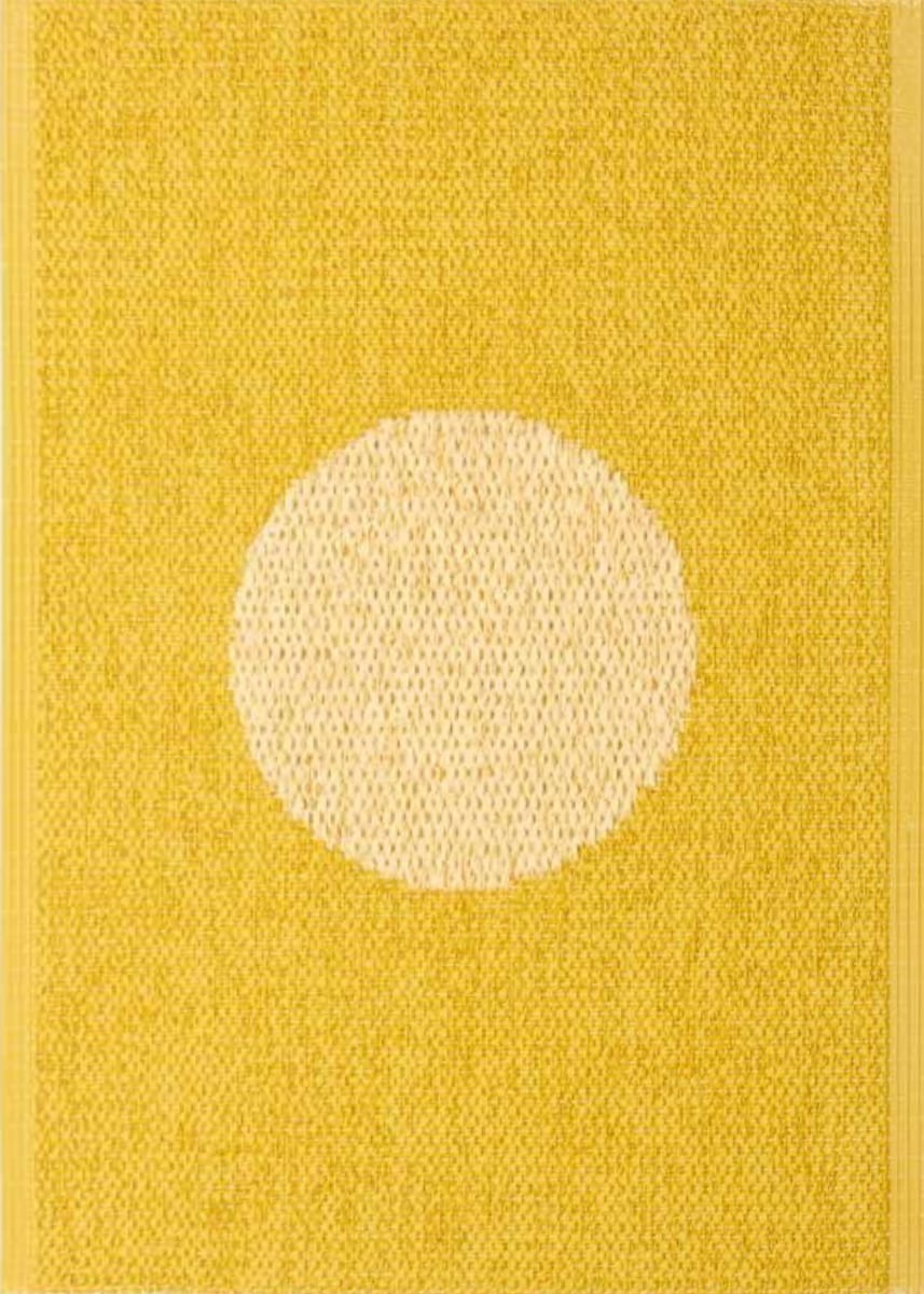 Pappelina Vera Pop måtte 50x70cm - mustard/pale yellow